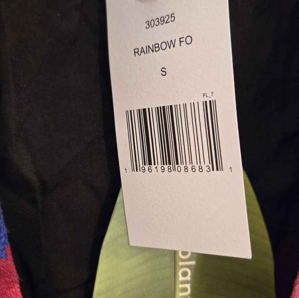 FARM Rio Rainbow Forest Long Sleeve Maxi Dress Sz S - Picture 5 of 13